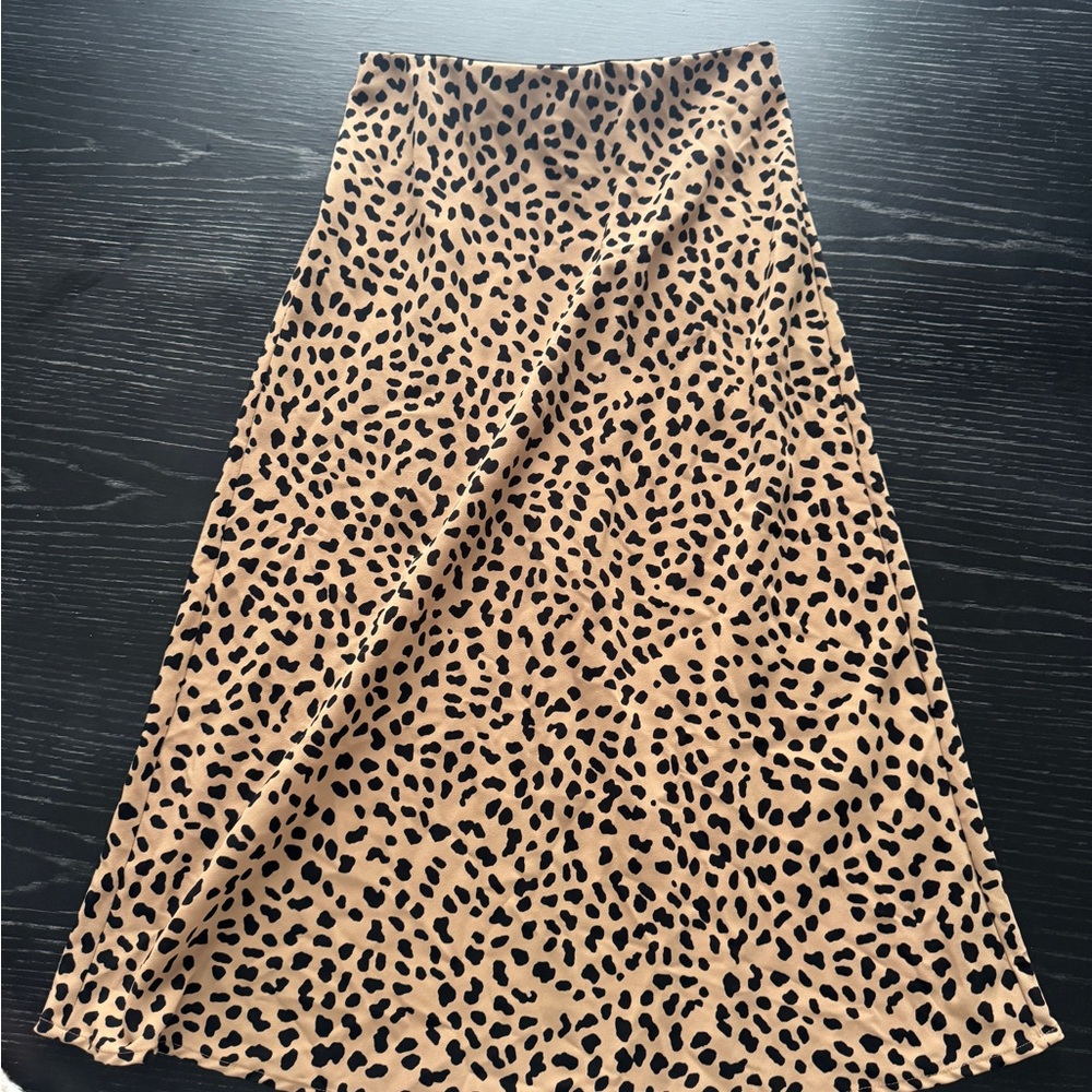 Sanctuary Animal Print A-Line Skirt